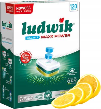 Ludwik Tabletki Do Zmywarki Maxx Power Lemon 30Szt.