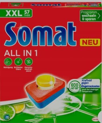 Somat All In 1 Cytryna & Limetka 57Szt.