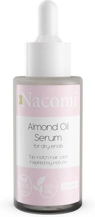 Nacomi Almond Oil Serum Na Końcówki Włosów Z Olejem Ze Słodkich Migdałów Pipetą 50ml