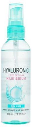 Xpel Hyaluronic Frizz Defying Hair Serum Do Suchych Włosów O Działaniu Nawilżającym Wygładzającym I Nabłyszczającym 100ml