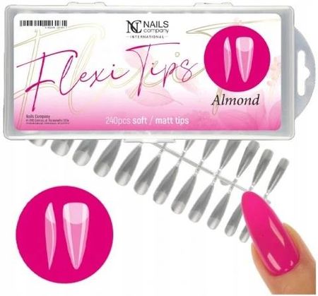 Nails Company Formy Flexi Tips Almond 240szt.