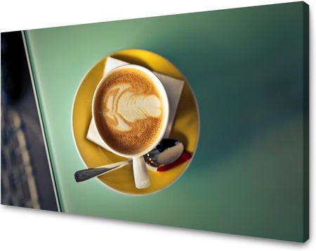 Marka Niezdefiniowana Obraz na płótnie Kawa Vintage Stylowe Kawiarnia 50x40