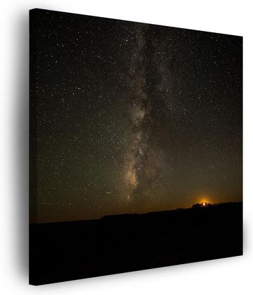 Marka Niezdefiniowana Obraz na płótnie Kosmos Gwiazdy Galaktyka 80x80