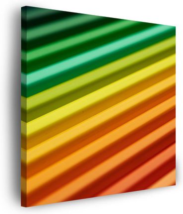 Marka Niezdefiniowana Obraz na płótnie Abstrakcja Kolorowe Światła RGB 80x80