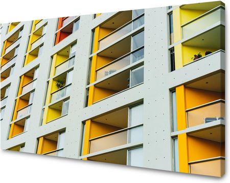 Obraz na płótnie Blok Mieszkanie Budynek 70x50