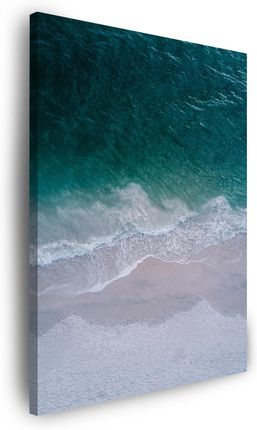 Marka Niezdefiniowana Obraz na płótnie Natura Morze Ocean Fale Plaża 50X70