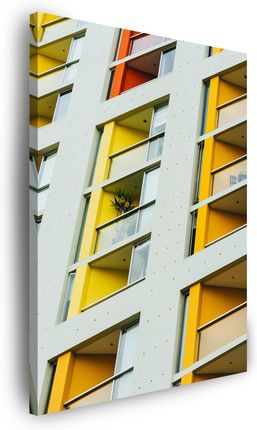 Obraz na płótnie Blok Mieszkanie Budynek 40x50