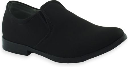 Czarne buty komunijne dla dzieci Kornecki 06650 wsuwane