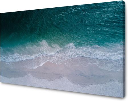 Marka Niezdefiniowana Obraz na płótnie Natura Morze Ocean Fale Plaża 120x70