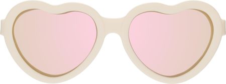 BABIATORS Heart Sweet Cream, lustrzane okulary przeciwsłoneczne z polaryzacją, kremowy, 6+ lat