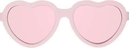 BABIATORS Original Heart Ballerina Pink, lustrzane okulary przeciwsłoneczne, różowy, 3-5 lat