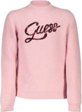 Zdjęcie RÓŻOWY SWETER GUESS JEANS DLA DZIEWCZYN - Mszana Dolna
