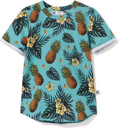 T-shirt bawełniany Ananasy