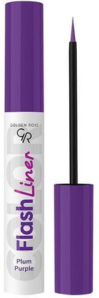 Golden Rose Flash Liner Eyeliner W Płynie 107 Plum Purple 3,5Ml