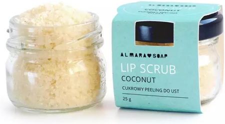 Almara Soap Lip Scrub | Coconut Cukrowy Peeling Do Ust O Zapachu Kokosa 25G