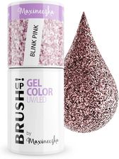 Zdjęcie Brushup! By Maxineczka Lakier Hybrydowy Do Paznokci Color Gel Uv Led  Blink Pink 5G - Susz