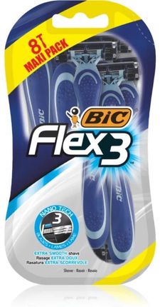 Bic Flex3 Maszynki Jednorazowe   8szt.