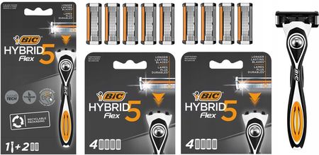 Bic Flex5 Hybrid Maszynka Do Golenia + Ostrza Wymienne