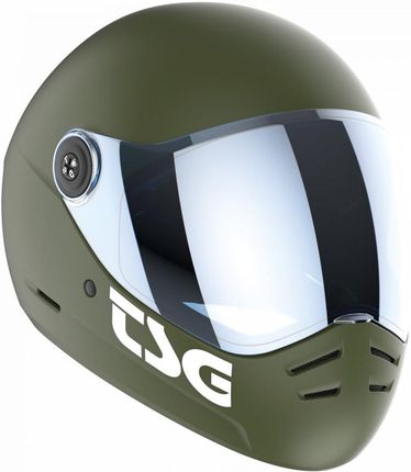 Kask Tsg - Pass 2.0 Solid Color + Bonus Visor Satin Olive 168 Rozmiar: L