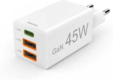 Hama Ładowarka do telefonu 45W multiport PowerDelivery Quickcharge (201995)