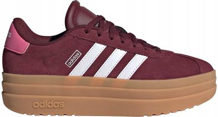 Sneakersy platforma bordowe adidas VL Court Bold IH4780 39 1/3