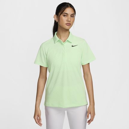 Damska koszulka polo z krótkim rękawem do golfa Dri-FIT ADV Nike Tour - Zieleń
