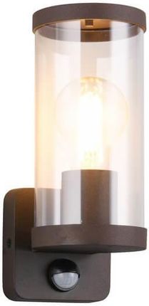 Rl Light Przyścienna Lampa Tuba Bonito Ip44 Czujnik Brązowy R21599124