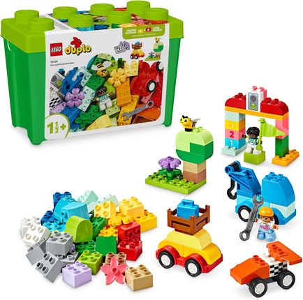 LEGO DUPLO 10439 Pudełko w kształcie klocka z autami i ciężarówkami