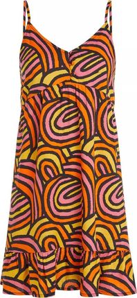 Damska sukienka O'neill MALU BEACH DRESS orange rainbow stripe rozmiar M