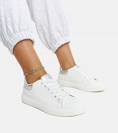 Sportowe buty damskie białe sneakersy trampki 39