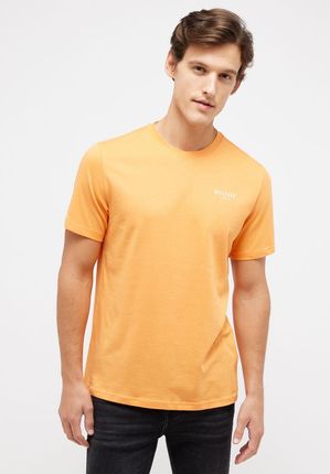 MUSTANG AUSTIN MĘSKI T-SHIRT KOSZULKA LOGO TANGERINE 1014950 7036