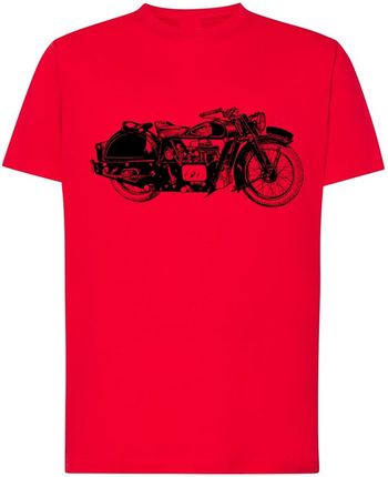 T-Shirt koszulka nadruk motor vintage r.XXL