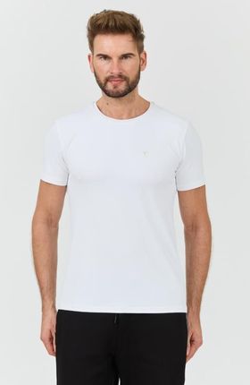GUESS Biały t-shirt New Tech Str T