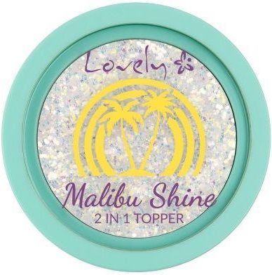 Lovely Malibu Shine Glitterowy Topper 2W1 1 2G