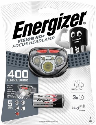 Energizer Latarka Vision Headlight Hd+ Focus 400Lm