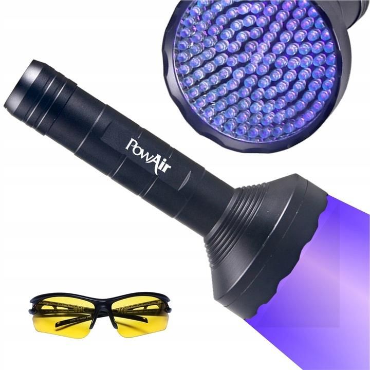 Powair Detektor Uv128 Led Znajdź Bursztyn+Okulary