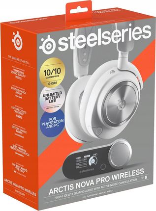 Steelseries Arctis Nova Pro Wireless Białe (61524) Steelseries Arctis Nova Pro Wireless Białe (61524)