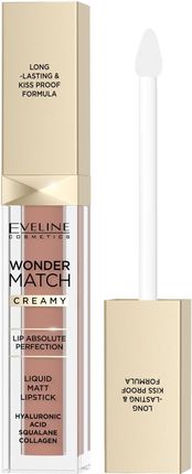 Eveline Cosmetics Wonder Match Matowa Pomadka W Płynie Do Ust 11 Milky Nude 6,8ml