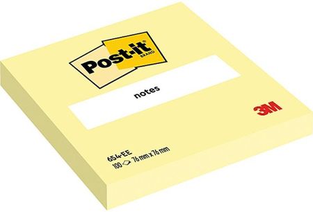 Post-It Karteczki 76X76Mm (654) Żółte (100)