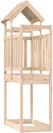 Zakito Domek Drewniany Plac Zabaw 52,5X110,5X214 Cm Naturalny