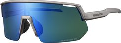 Zdjęcie Okulary Rowerowe Shimano Technium L Szary Niebieskie Ridescape Gr - Łask