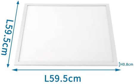 Panel plafon sufitowy podtynkowy LED 50W biały zimny 595x595x8mm