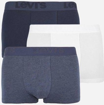 Levi'S Zestaw majtek szorty męski 3 szt Premium Trunk 3P 9050420010090 L Niebieski/Biały 