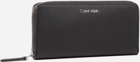Calvin Klein Portfel damski ze sztucznej skóry K60K606698-BAX Czarny