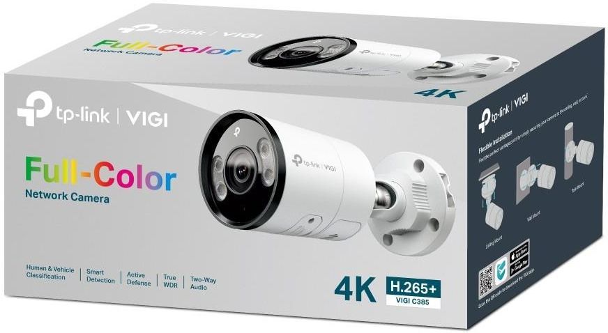 Tp-Link Kamera Vigi C385(4Mm) 8Mp Full-Color Bullet Network Camera