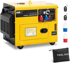 Agregat prądotwórczy Diesel - 6370 / 7500 W - 16 l - 230/400 V - mobilny - AVR - Euro 5 - MSW - MSW-AVR 7500S EURO5