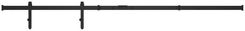 Zakito Europe Zestaw Drzwi Przesuwnych 200cm Czarny ZE148014