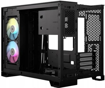 Корпус Corsair Icue 2500X Rgb Midi Tg Black (CC9011267WW) - фото 3