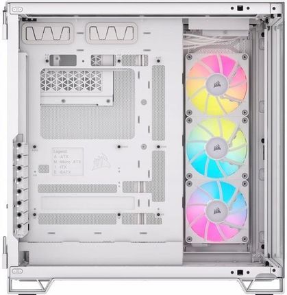 Корпус Corsair Icue 6500X Rgb Midi Tg White (CC9011270WW) - фото 3