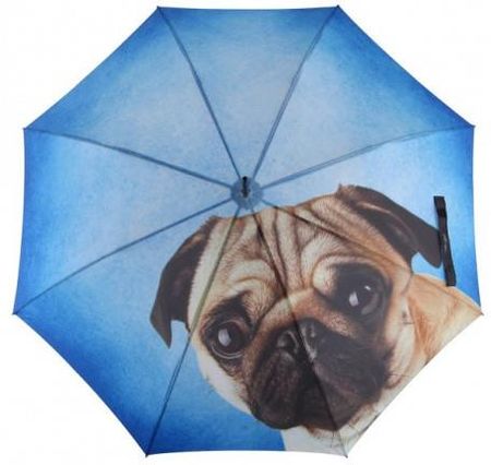 Modern Art Magic Lazy Dog - damski w pełni automatyczny parasol